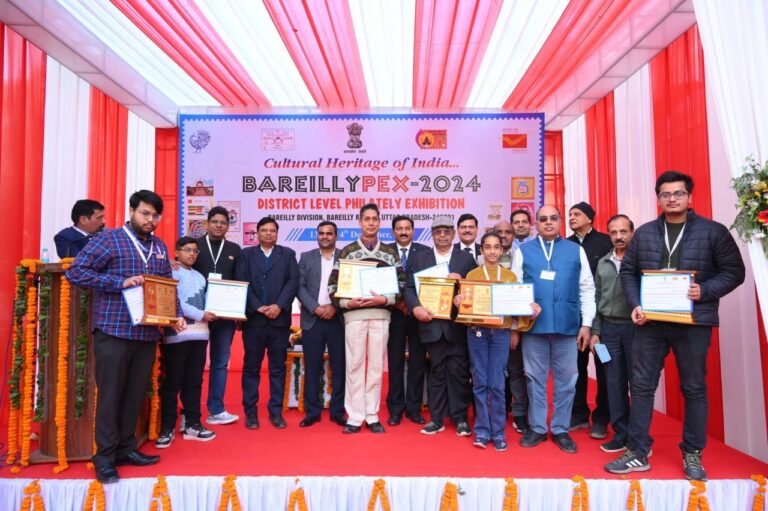 Guest of Honour at District Level Philately Exhibition organised by Bareilly Division, Bareilly, Uttar Pradesh